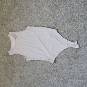 Klassy Network Racerback Ribbed Cream Bramisuit